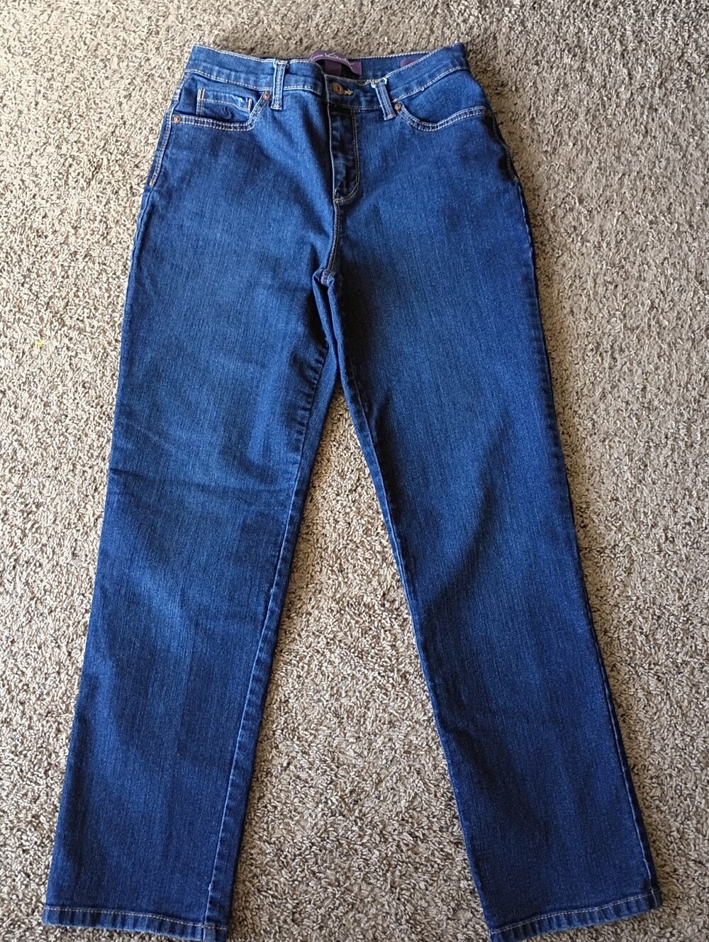 Gloria Vanderbilt Classic Straight-Leg Women's Jeans - Deep Blue